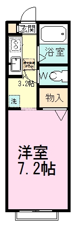 セルリアン 102号室 間取り