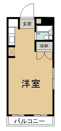 アロー新高根 212号室 間取り