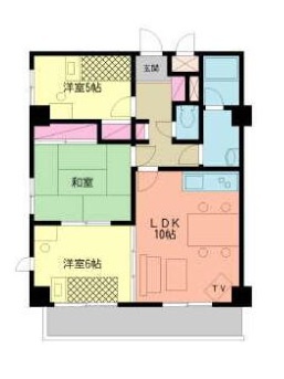アロー芝山マンション 305号室 間取り