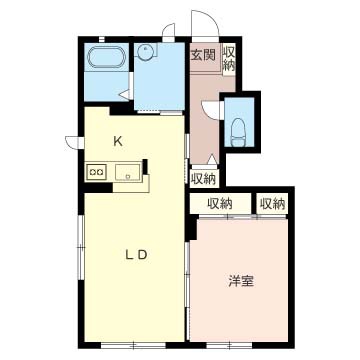 Ｏｒｏ　鎌ケ谷 103号室 間取り