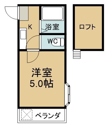 パルーム鎌ヶ谷Ｎｏ１ 202号室 間取り