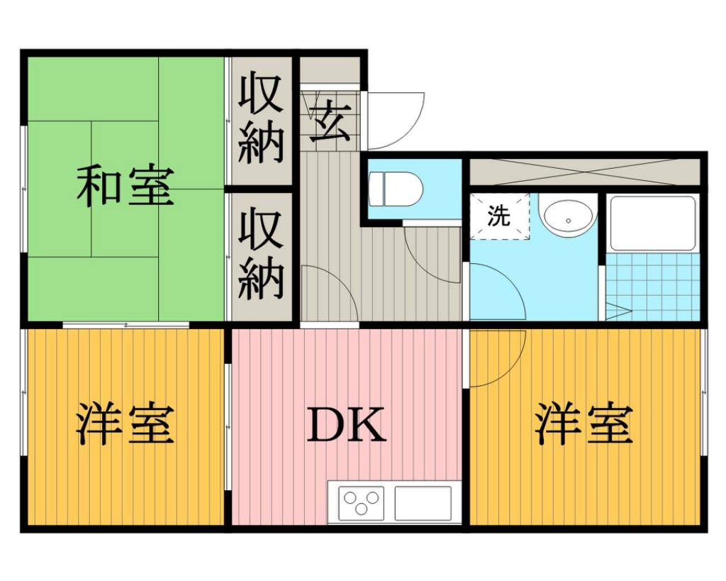 フレグランス・ＰＥＡＲ 202号室 間取り