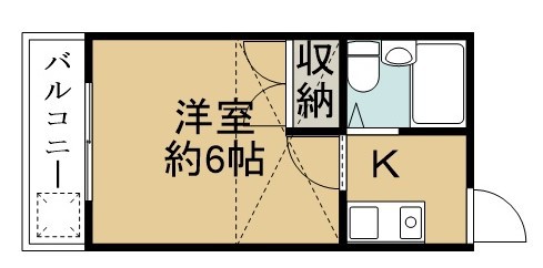 リバーアイ 103号室 間取り
