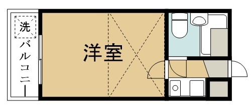 ジュネパレス船橋第４ 107号室 間取り