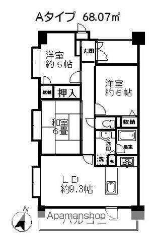 ラ・フォレ２３ 401号室 間取り