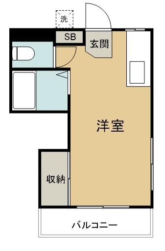 ジュネス高根 201号室 間取り