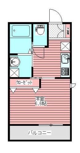ヴァンベール緑が丘 102号室 間取り