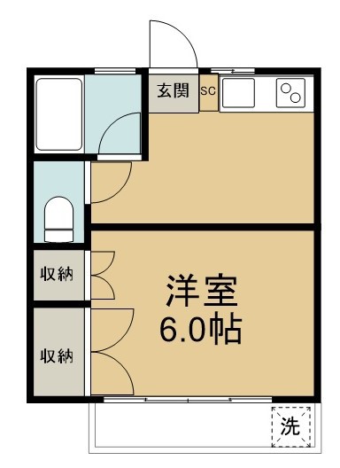高根公団ハイツ 102号室 間取り