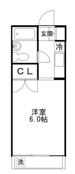 江野沢ハイツＡ 101号室 間取り