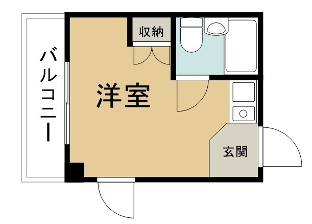 ランドフォレスト二和東 201号室 間取り