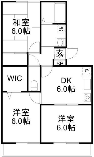 ソフィア・パレシオンＨ棟 103号室 間取り