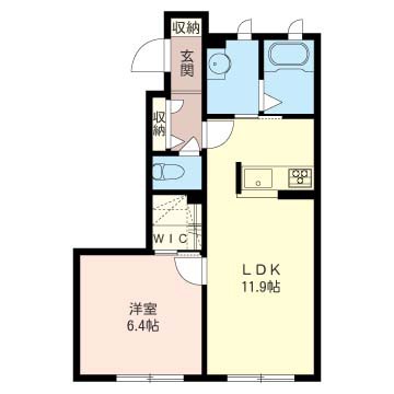 ＭＡＳＴ　ＬＩＦＥ　新鎌ヶ谷Ⅲ 307号室 間取り