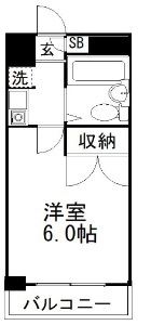 スーペリア津田沼 309号室 間取り