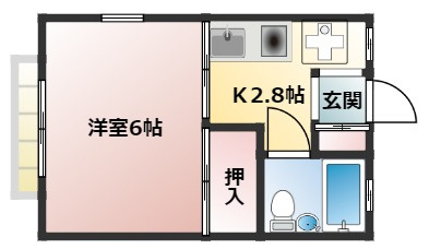ヒルズミヤマ 201号室 間取り