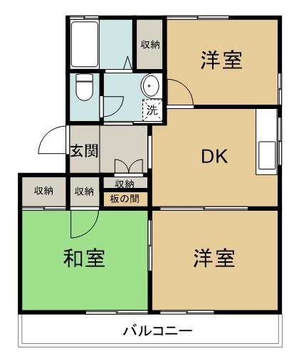 レジデンス御滝 201号室 間取り