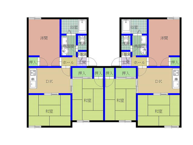 パークハイムゆりのきＢ 202号室 間取り