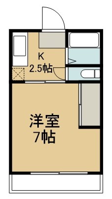 コーポ四季 101号室 間取り