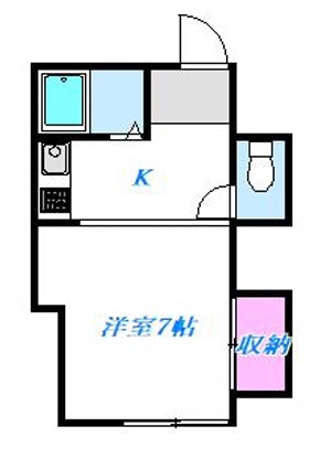コスタ船橋日大前 102号室 間取り