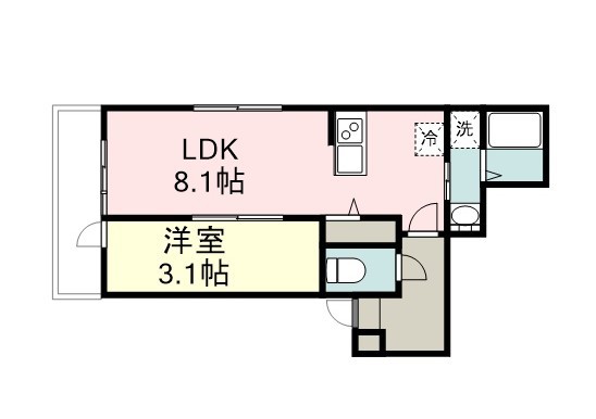 アットリラ八千代台西Ａ 204号室 間取り
