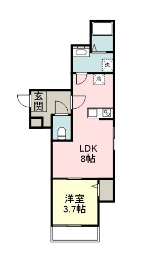 アットリラ八千代台西Ａ 203号室 間取り