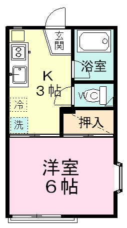 リエゾン習志野 201号室 間取り