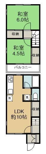 エクセル飯山満Ａ棟 2号室 間取り