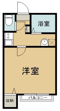 クオンタムコート 204号室 間取り