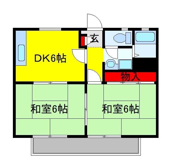 コスモレジデンス 103号室 間取り