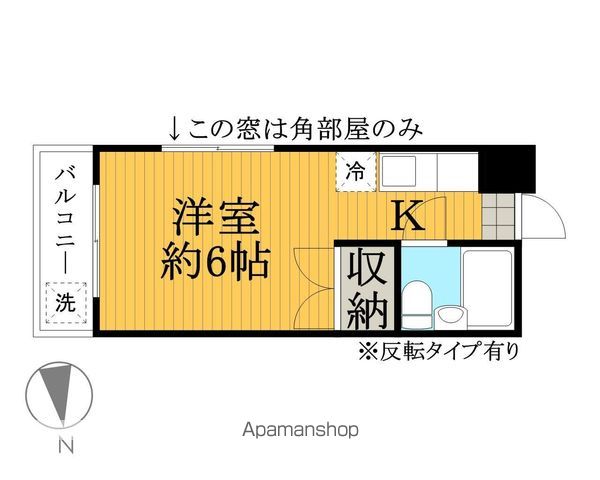 サンライズ多田 301号室 間取り