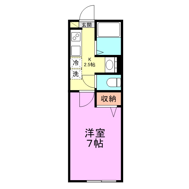 セレーナ佐倉 103号室 間取り