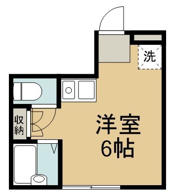 ドミールパスァパス 105号室 間取り
