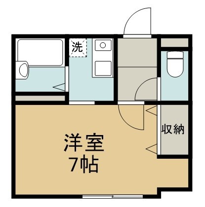 ドミールパスァパス 102号室 間取り