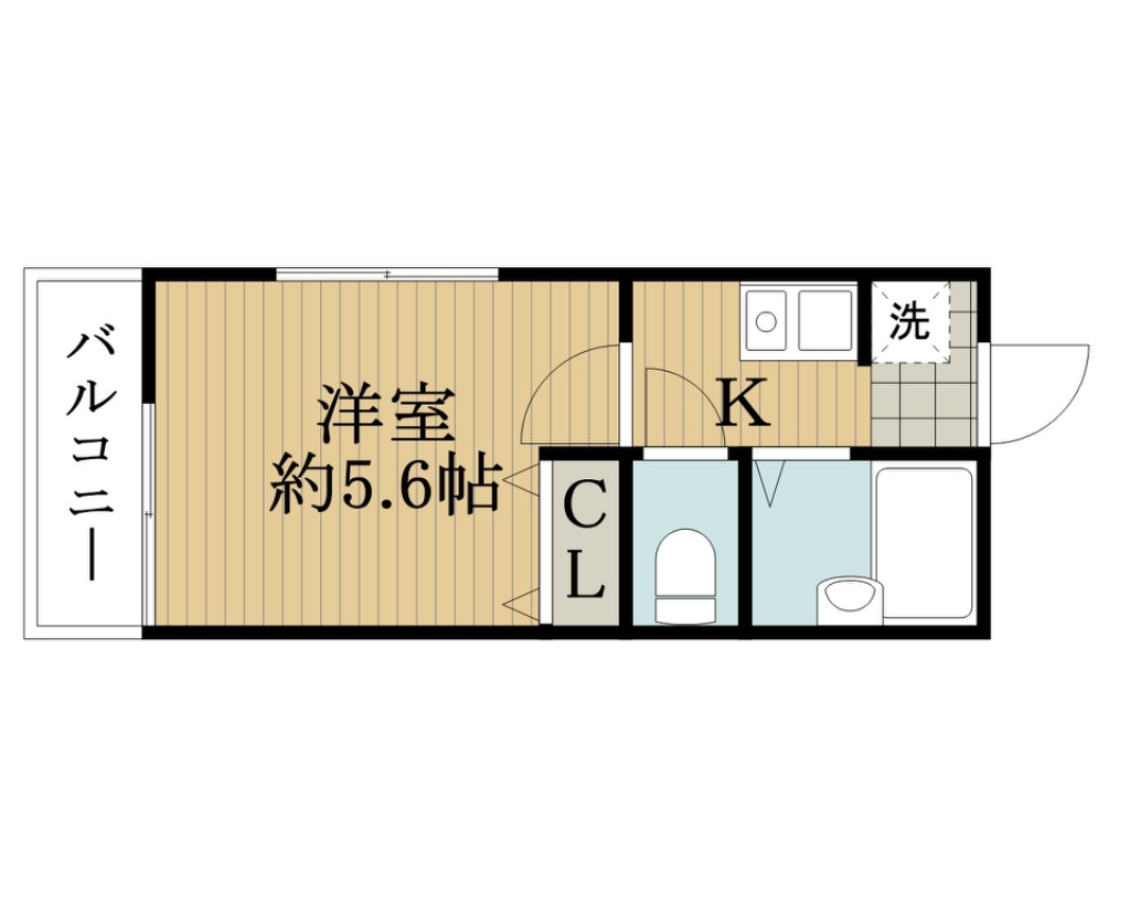 ブオナスタンザ高根台 102号室 間取り