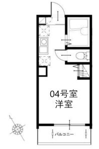 メルディア津田沼 304号室 間取り