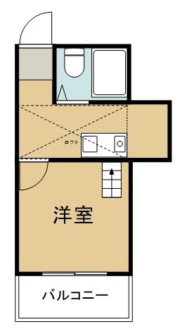 さくらハイツ１号館 205号室 間取り