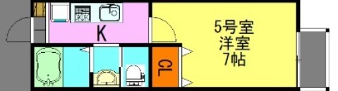 フォレスト七林 205号室 間取り
