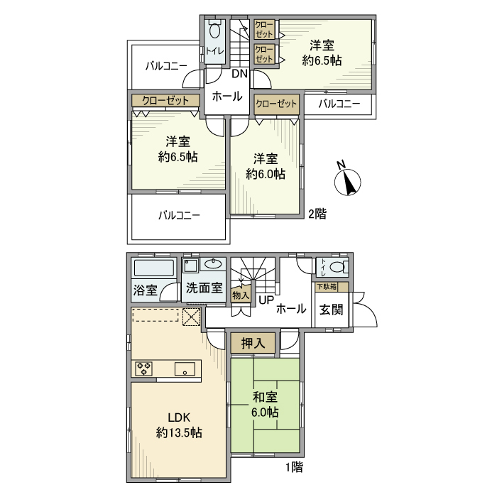 芝山６丁目戸建（６） 間取り
