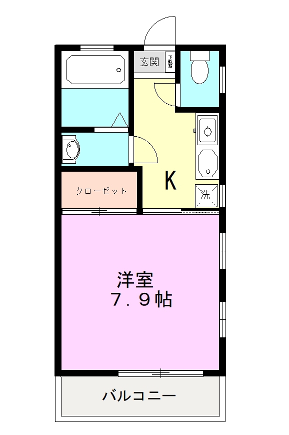 嶋田ビル 301号室 間取り