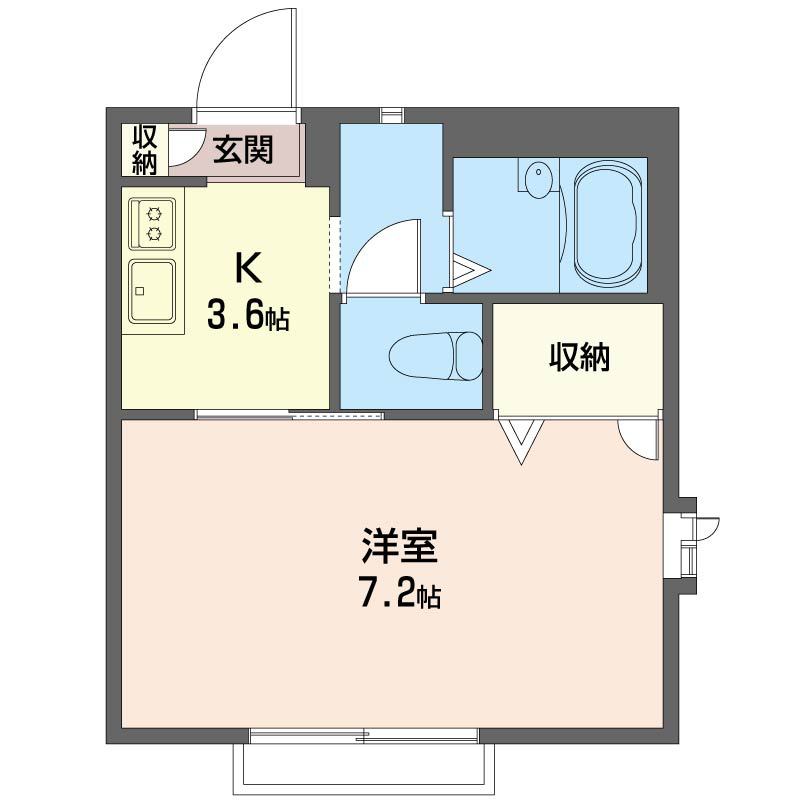 グレイス斉藤 201号室 間取り