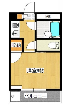 ジュネパレス津田沼１５ 306号室 間取り