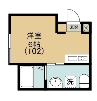 ベレガンス鷹の台ⅡＢ棟 102号室 間取り