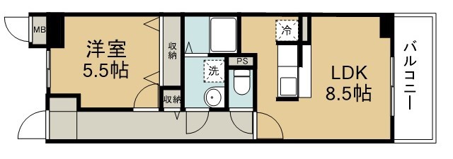 レジーナコンテ 202号室 間取り