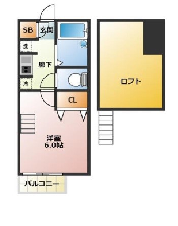 屋敷レジデンス 101号室 間取り