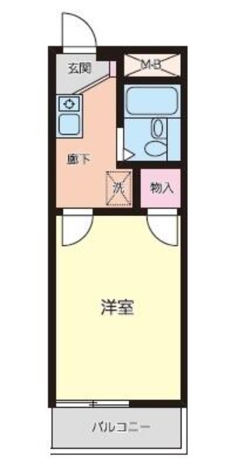 ＶＩＬＬＡＧＥ　ＨＯＵＳＥ（ヴィレッジハウス八千代２９６）Ｂ棟 302号室 間取り