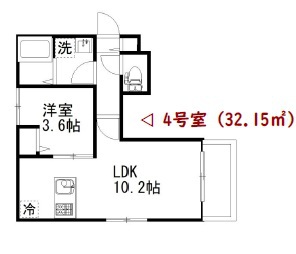 アットリラ八千代台西Ｂ 104号室 間取り