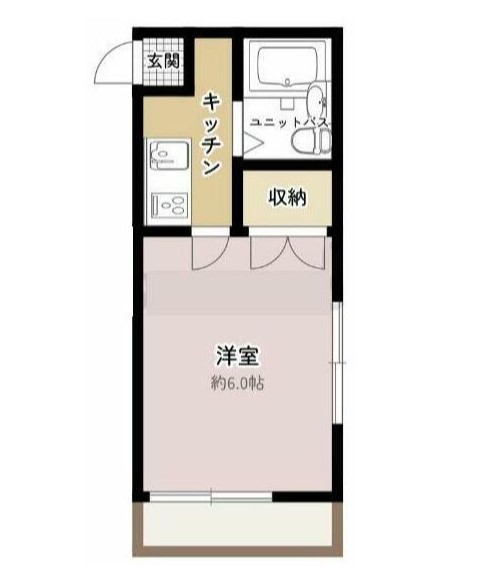 カーサランド津田沼 103号室 間取り