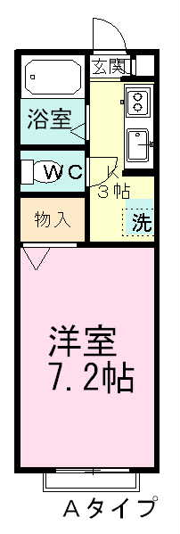 セルリアン 203号室 間取り