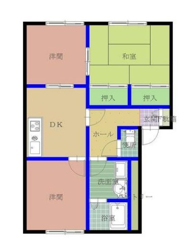 フレグランスＰＥＡＲ 202号室 間取り