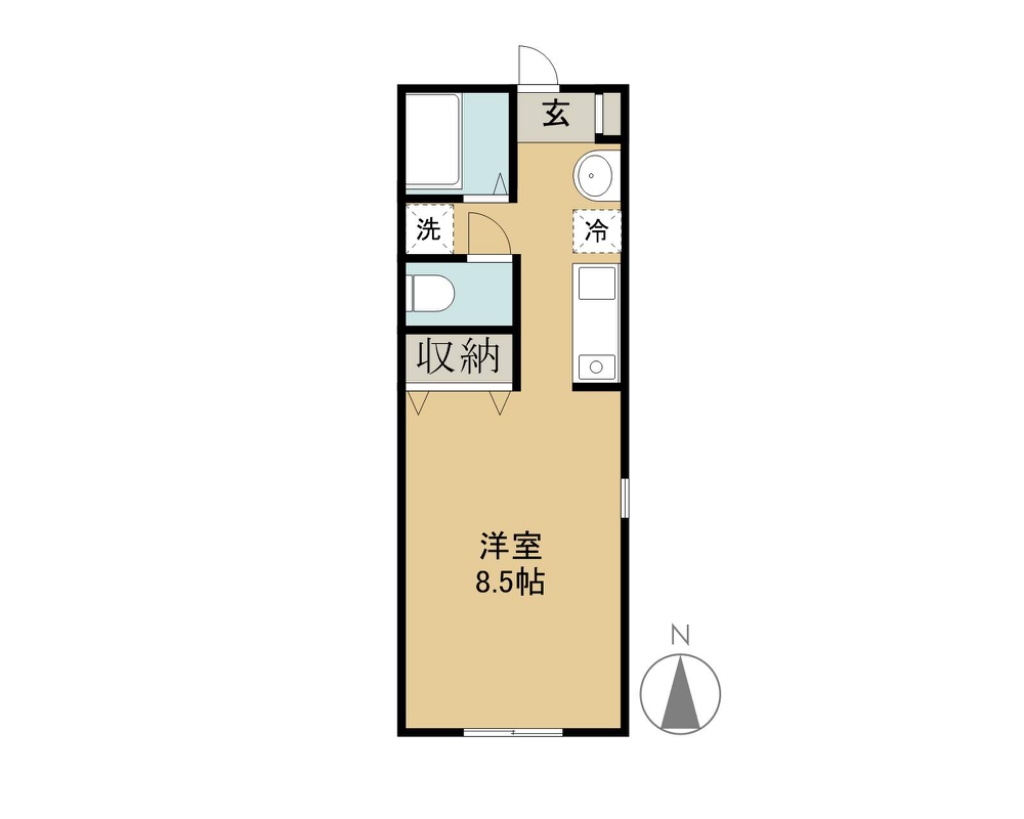 ＣＯＣＯ　Ｈｅｉｍ（ココハイム） 202号室 間取り