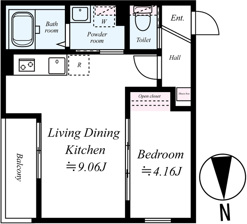ＧＲＡＤＵＳ八千代中央Ⅲ 202号室 間取り
